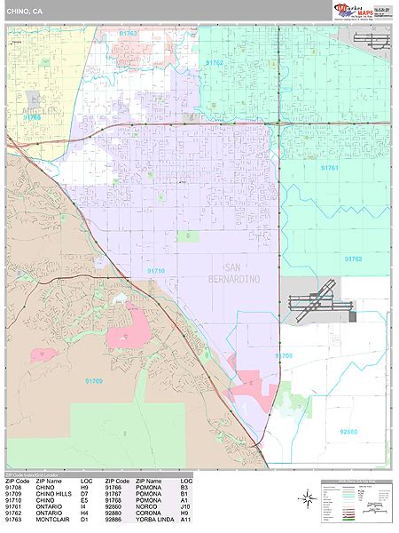 CHINO, California ZIP Codes .